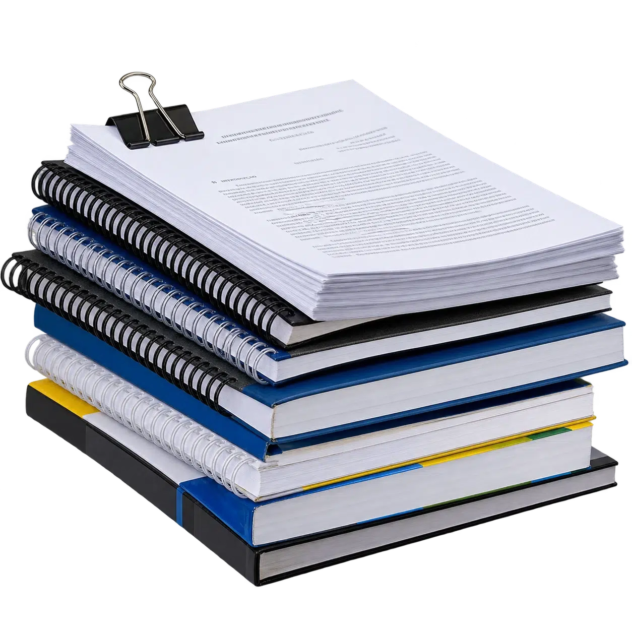 Trabalhos e materiais acadêmicos impressos